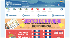 Desktop Screenshot of loteria1benidorm.com